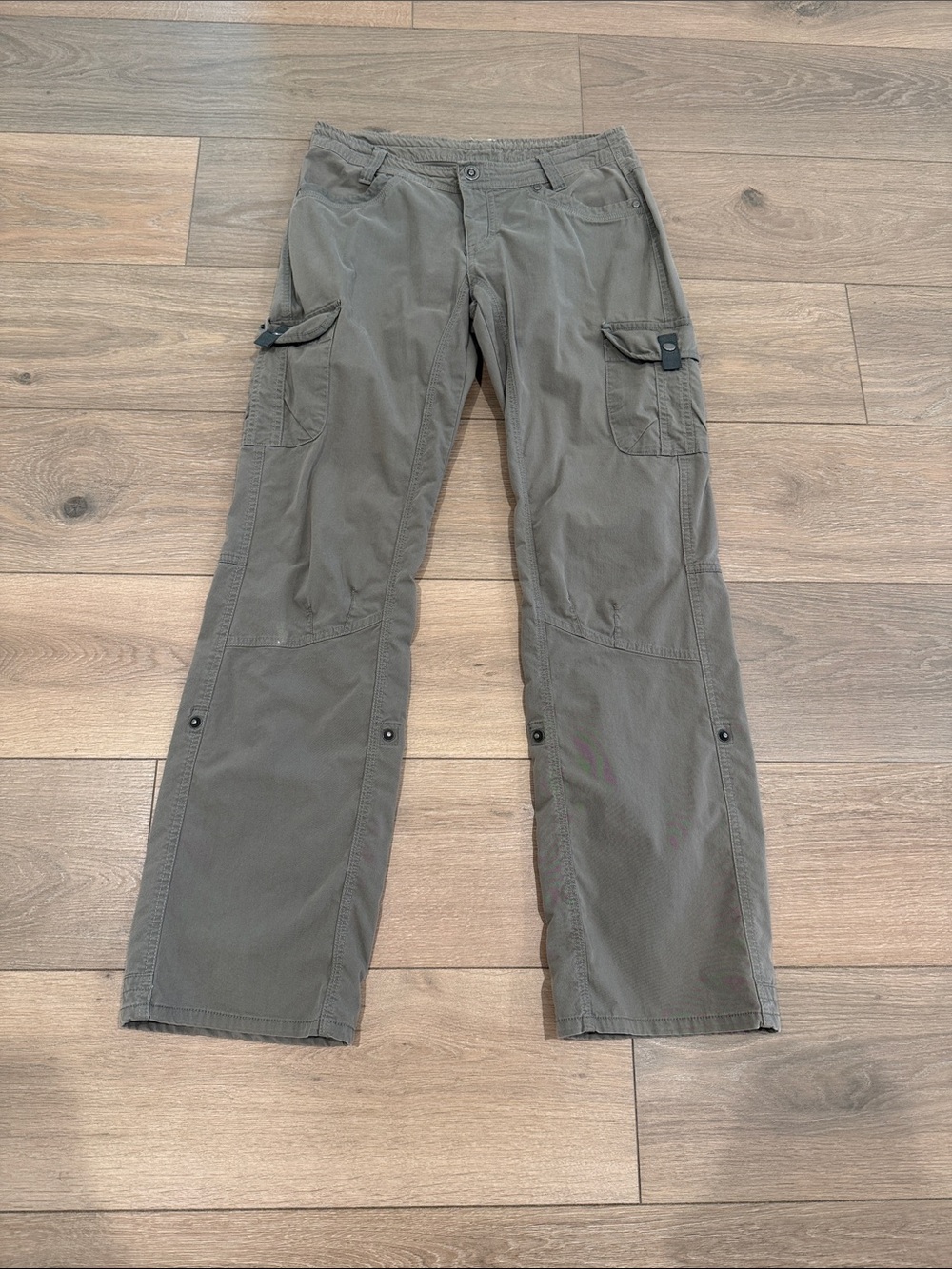 KUHL Pine Gray Splash Roll-Up Pant Active Outdoor Hiking Capri Bottoms Size 6 - Picture 2 of 10